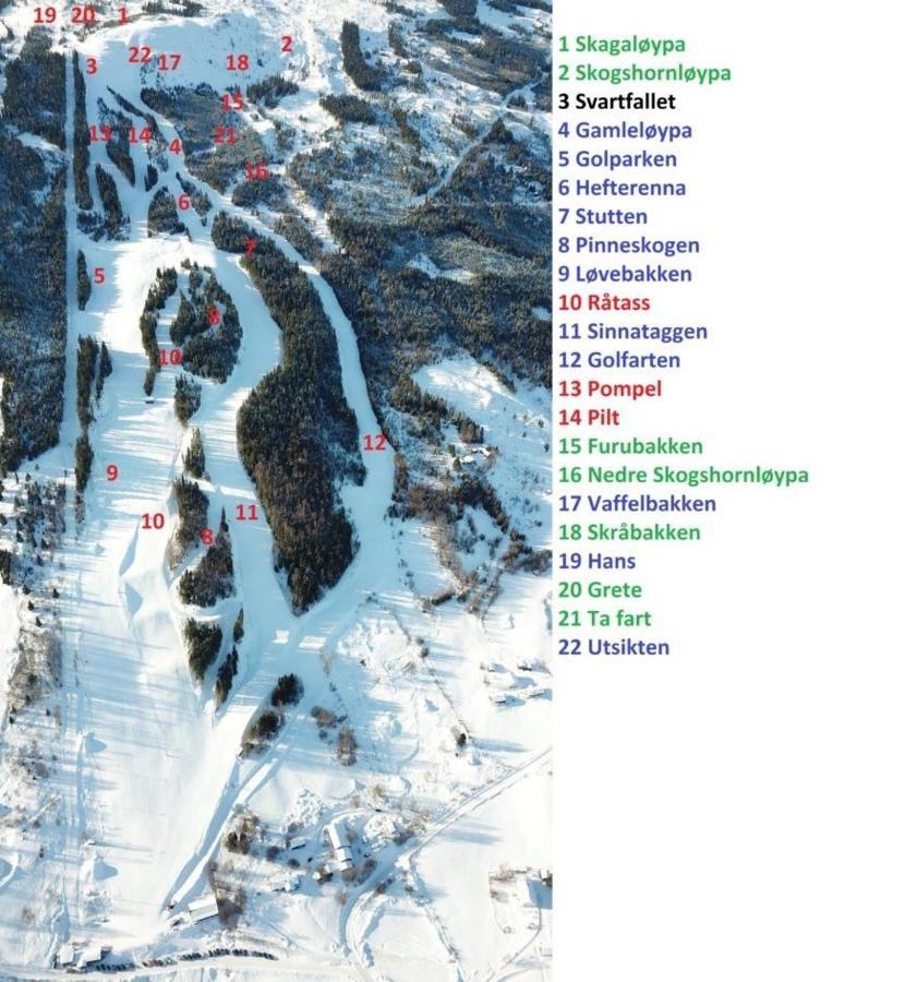 Perfect Moutain Getaway! Beautiful Apartment At Skagahogdi With Panoramic View Gol Exterior photo